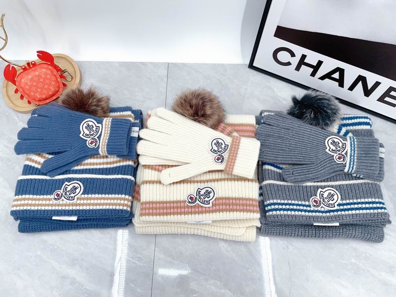 Moncler Scarf Hat Gloves dx06